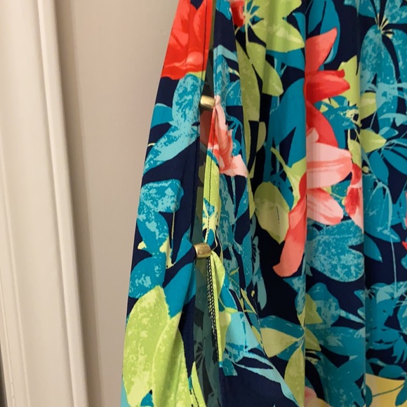 Ruby Rd. Silky Cold Shoulder Top - Picture 2 of 6